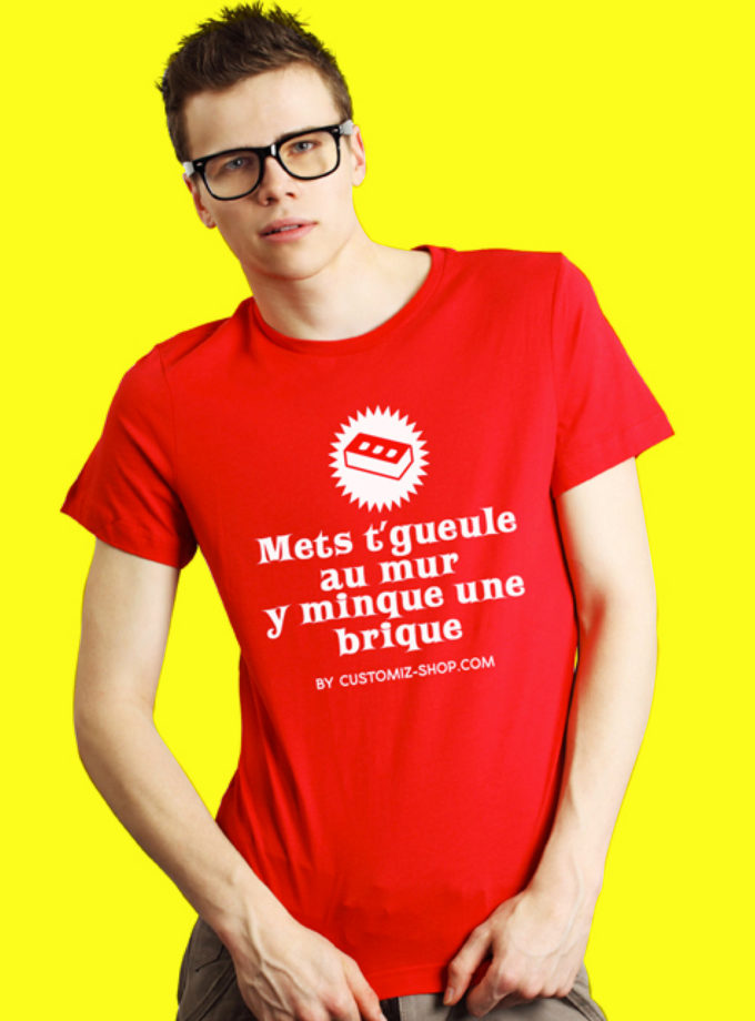 T-shirt - T’gueule au mur