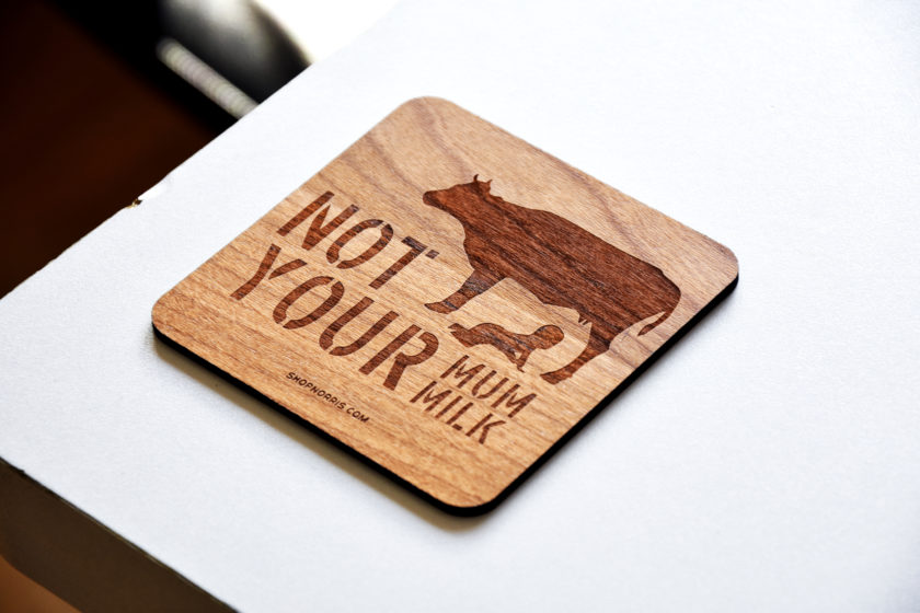 Sous-verres en bois - Slogans Vegan - divers - Image 3