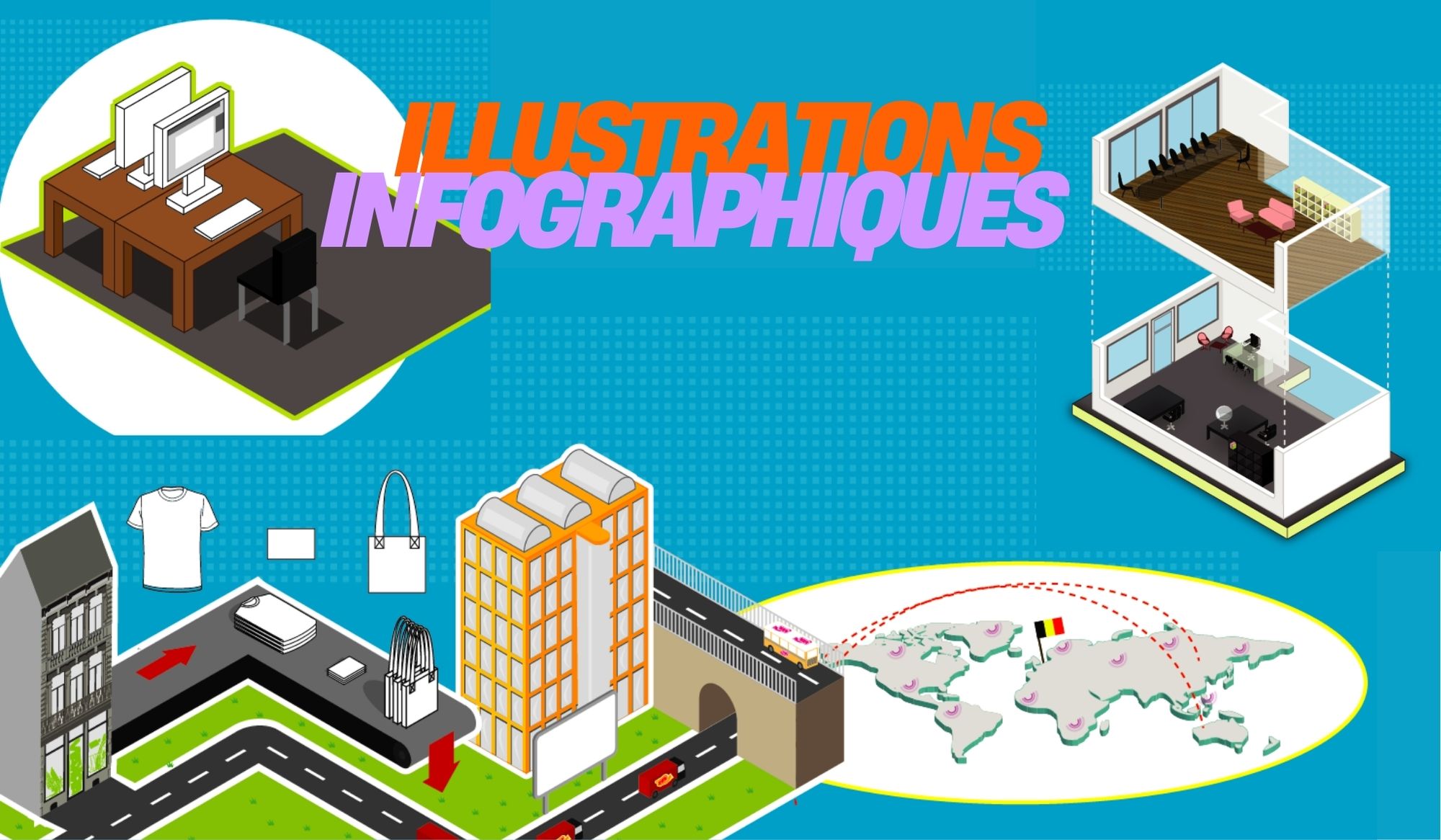 Création infographie pour brochures