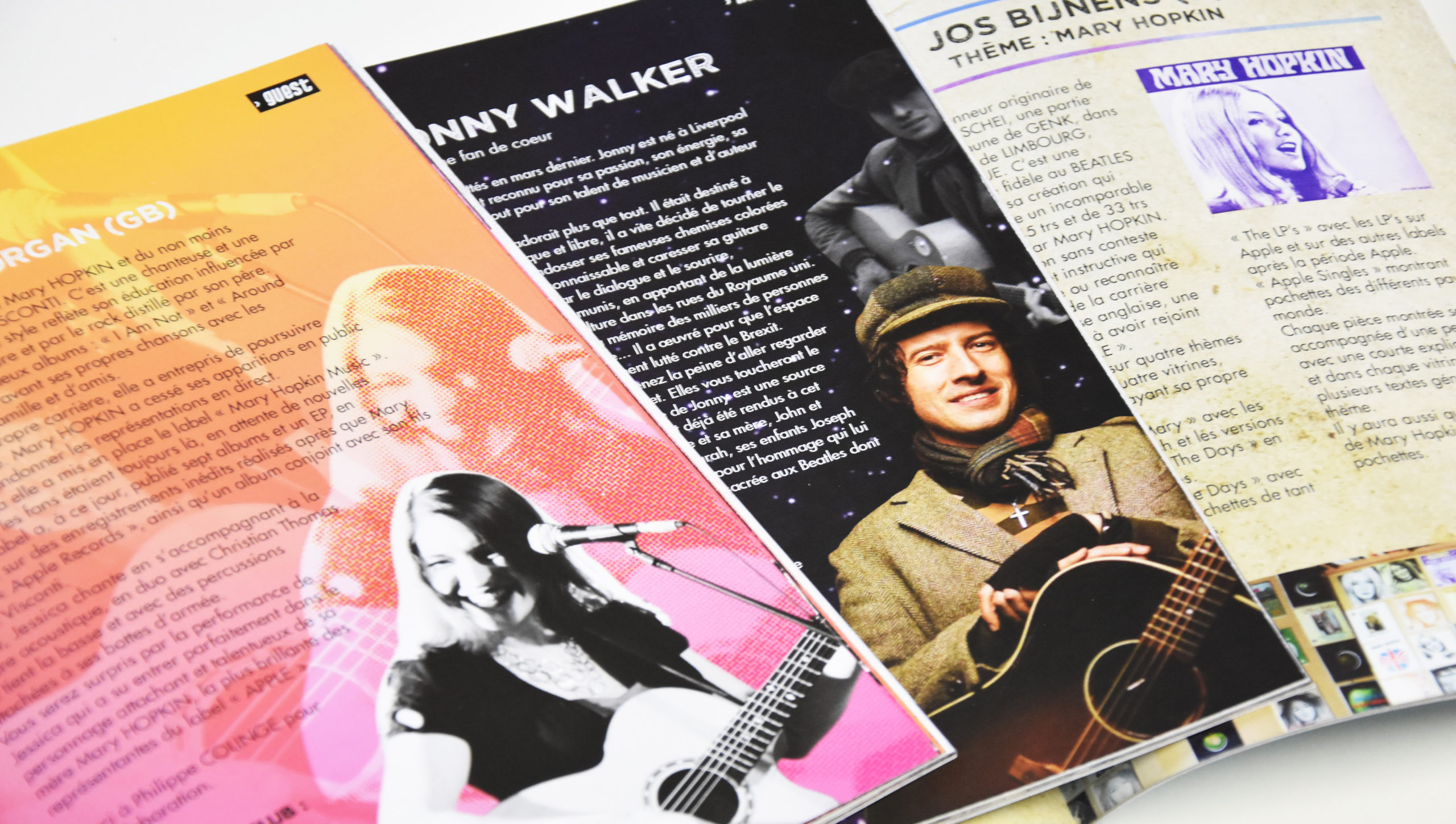 Programme événementiel, création du layout, mise en page et impression / Beatles Day