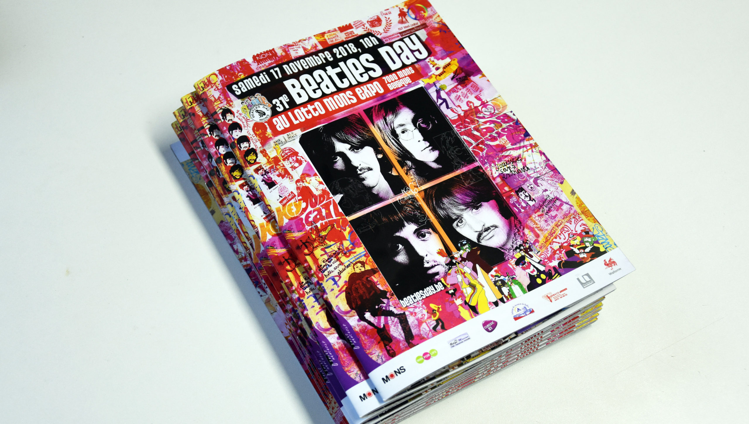 Programme événementiel, création couverture et impression
