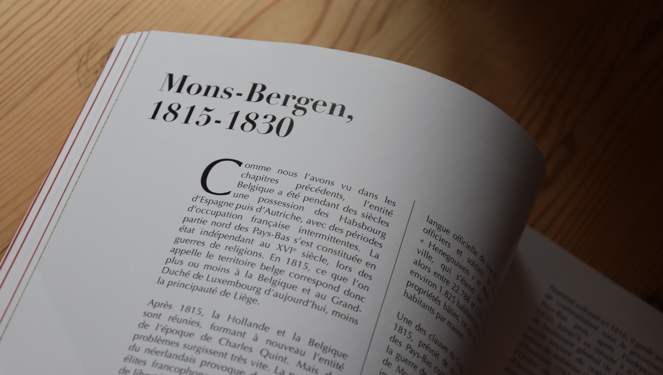 Création du layout et mise en page / Livre patrimoine