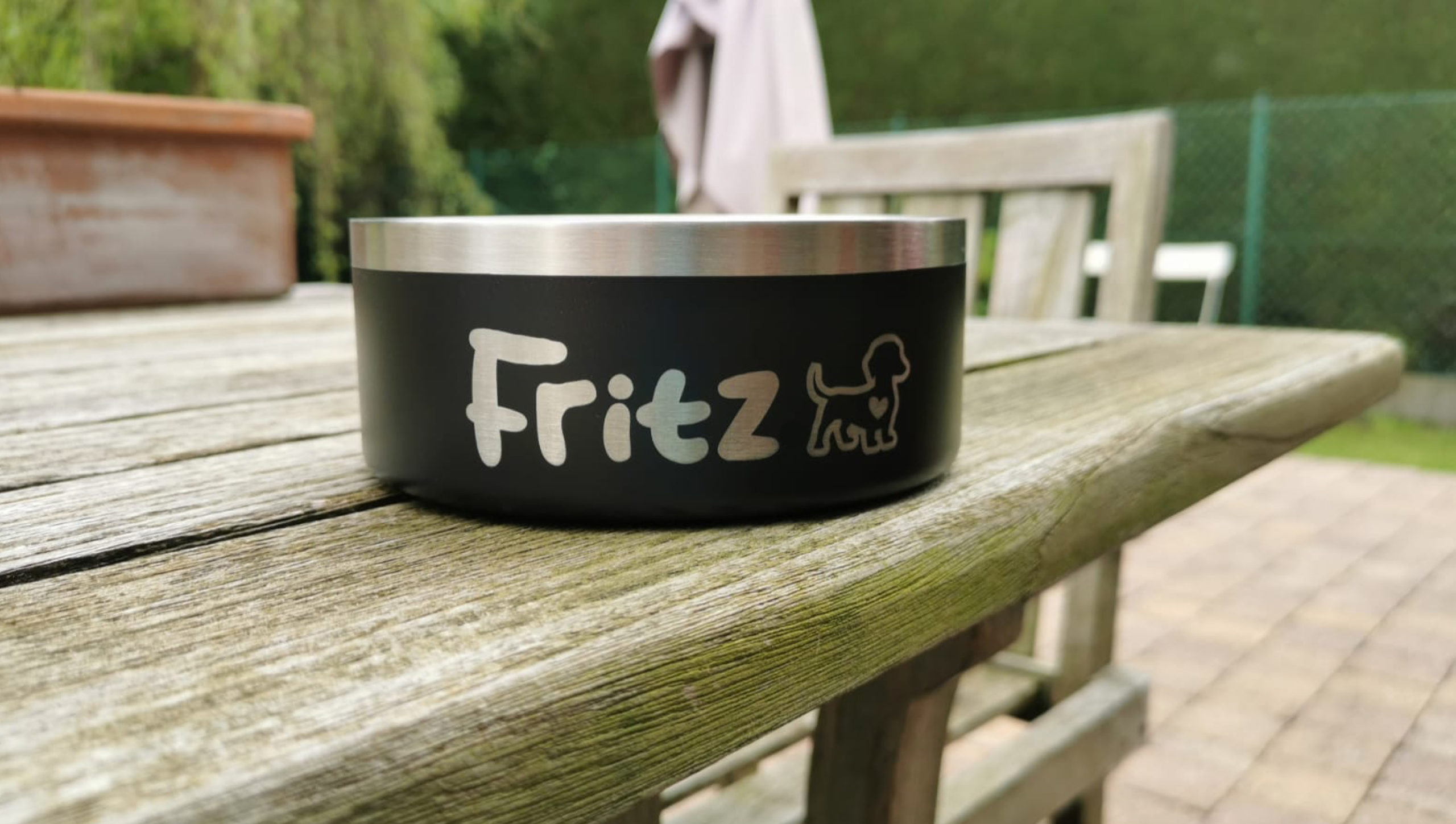 Gamelle personnalisée, gravure